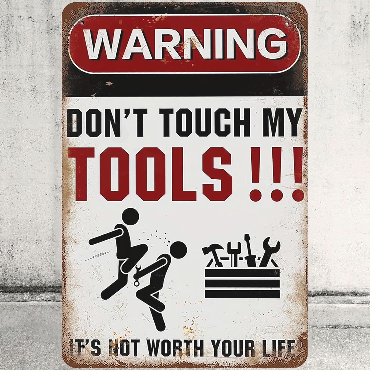 Gardening Tools B&M - Targhe in metallo, decorazioni murali con