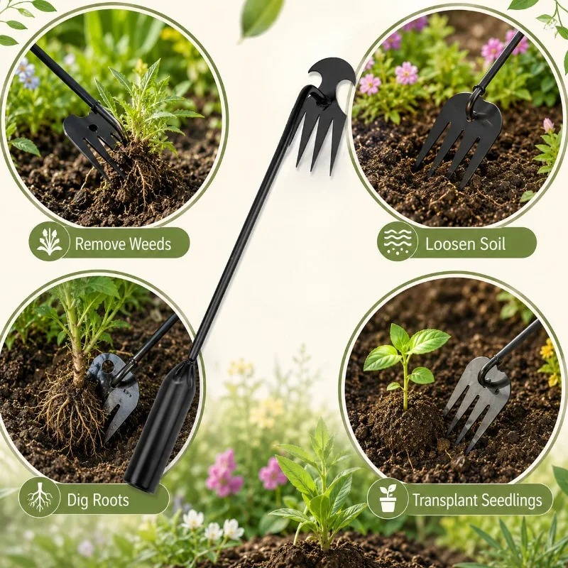 Rastrello da Giardino 2 in 1 M - Gardening Tools To Remove Grass recensione e prezzo