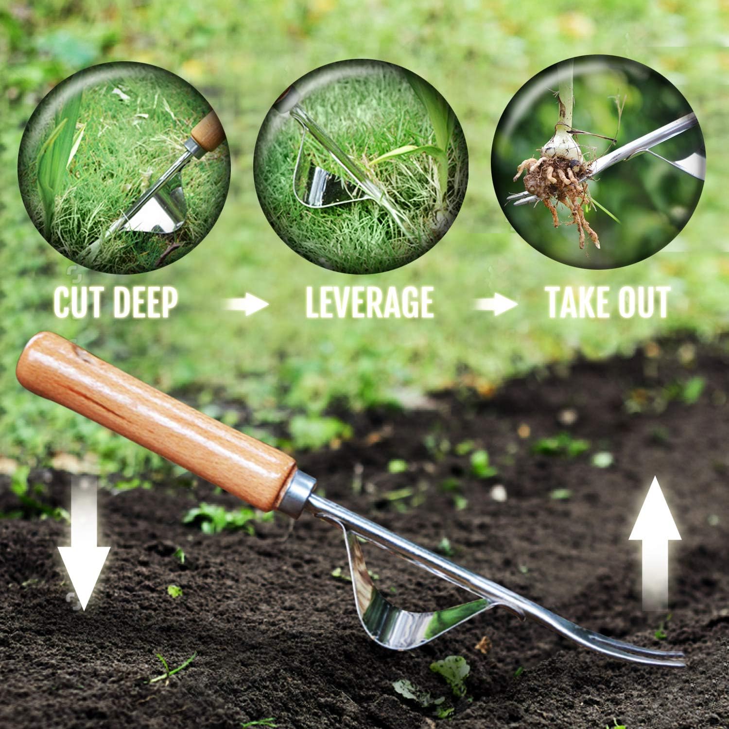 1/2 Pezzi Estirpatore Manuale  - Gardening Tools To Remove Grass recensione e prezzo