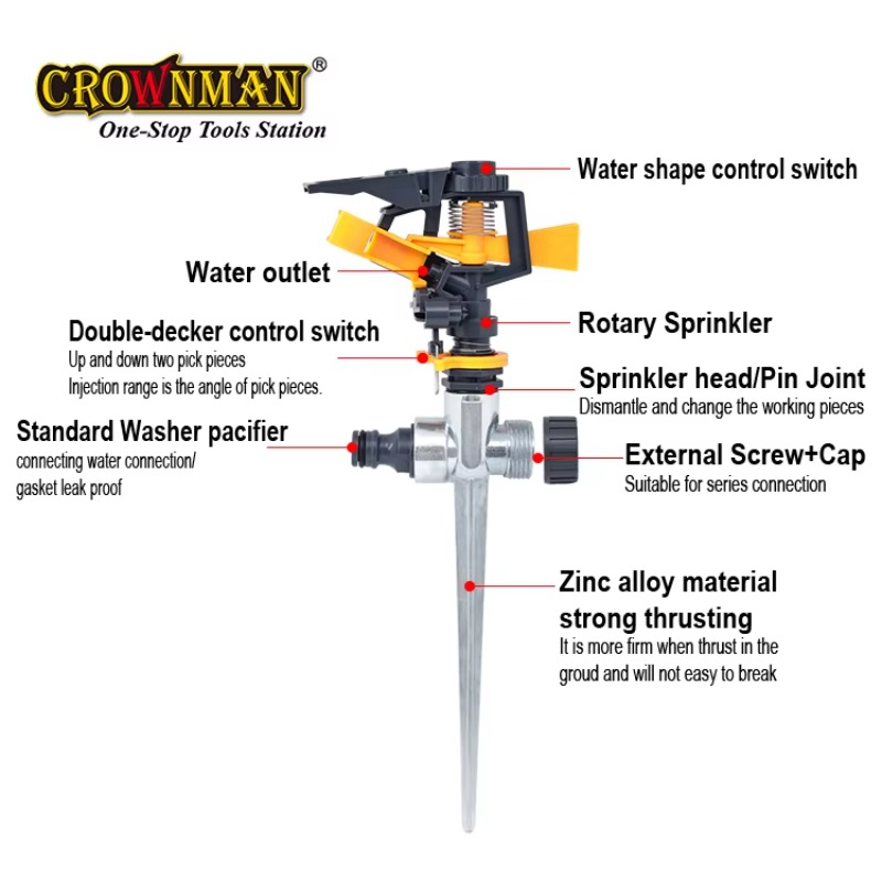 Irrigatore a pioggia per giard - Gardening Tools Plastic recensione e prezzo
