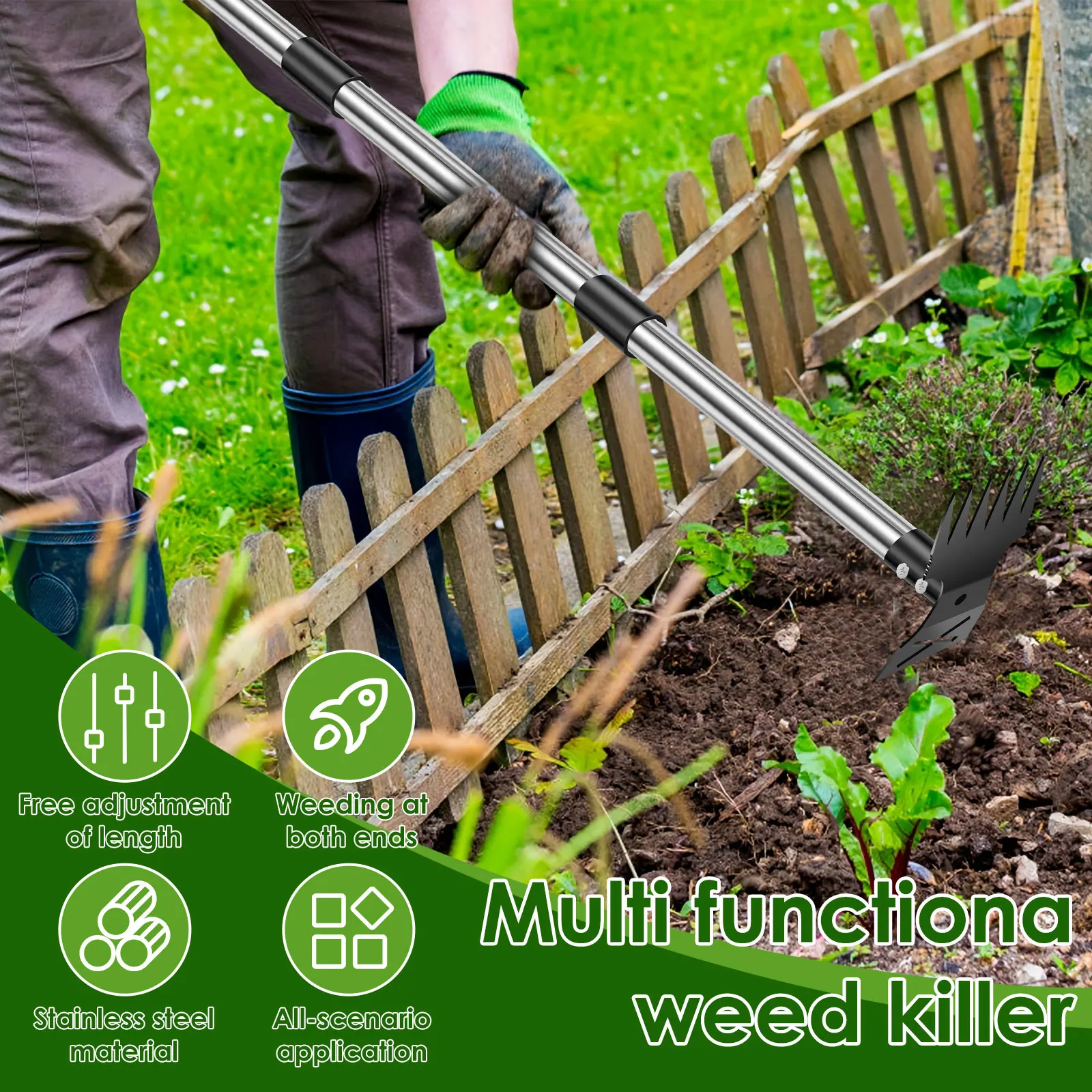 Rastrello da giardino in accia - Gardening Tools To Remove Grass recensione e prezzo
