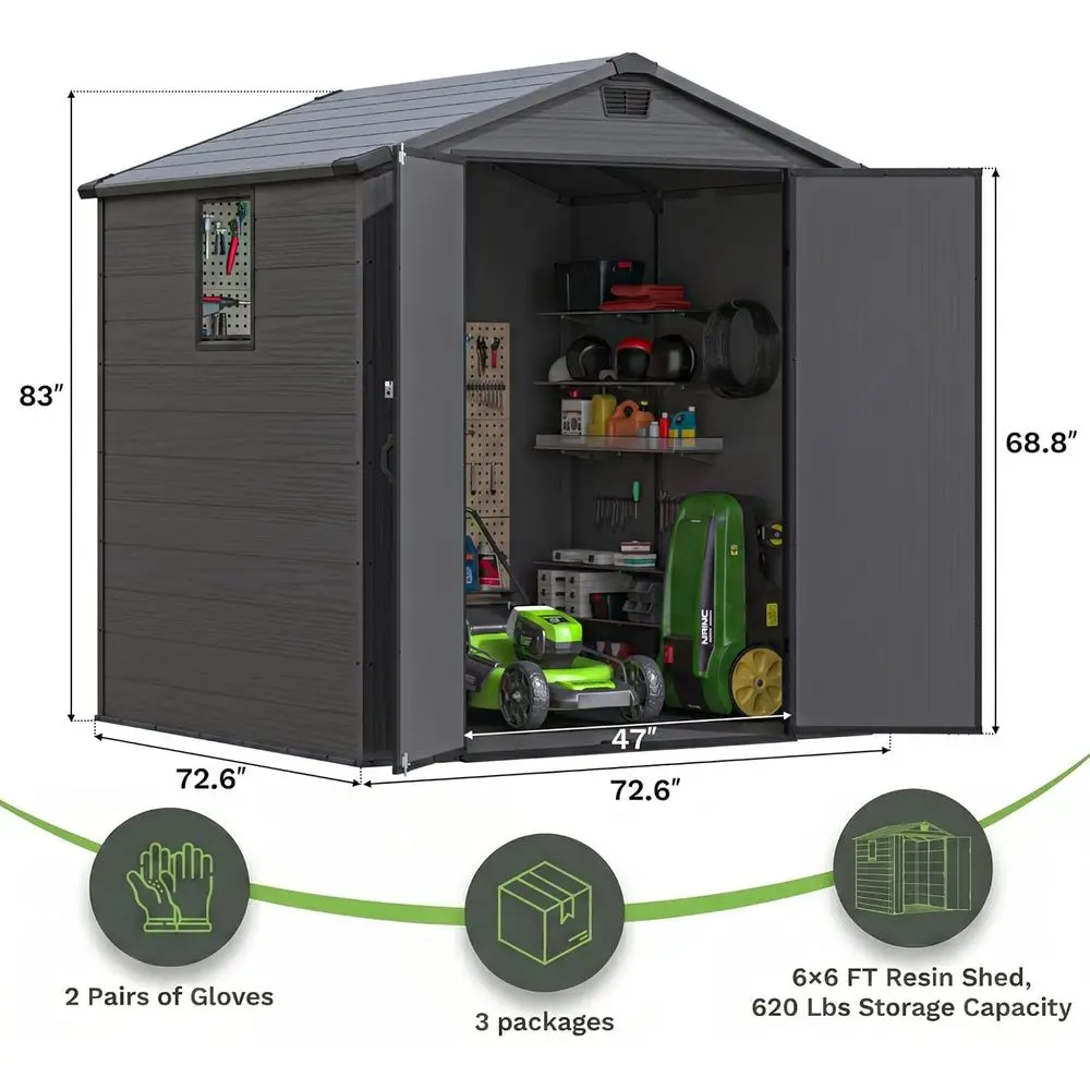 Casetta porta attrezzi in plas - Gardening Tools Plastic recensione e prezzo