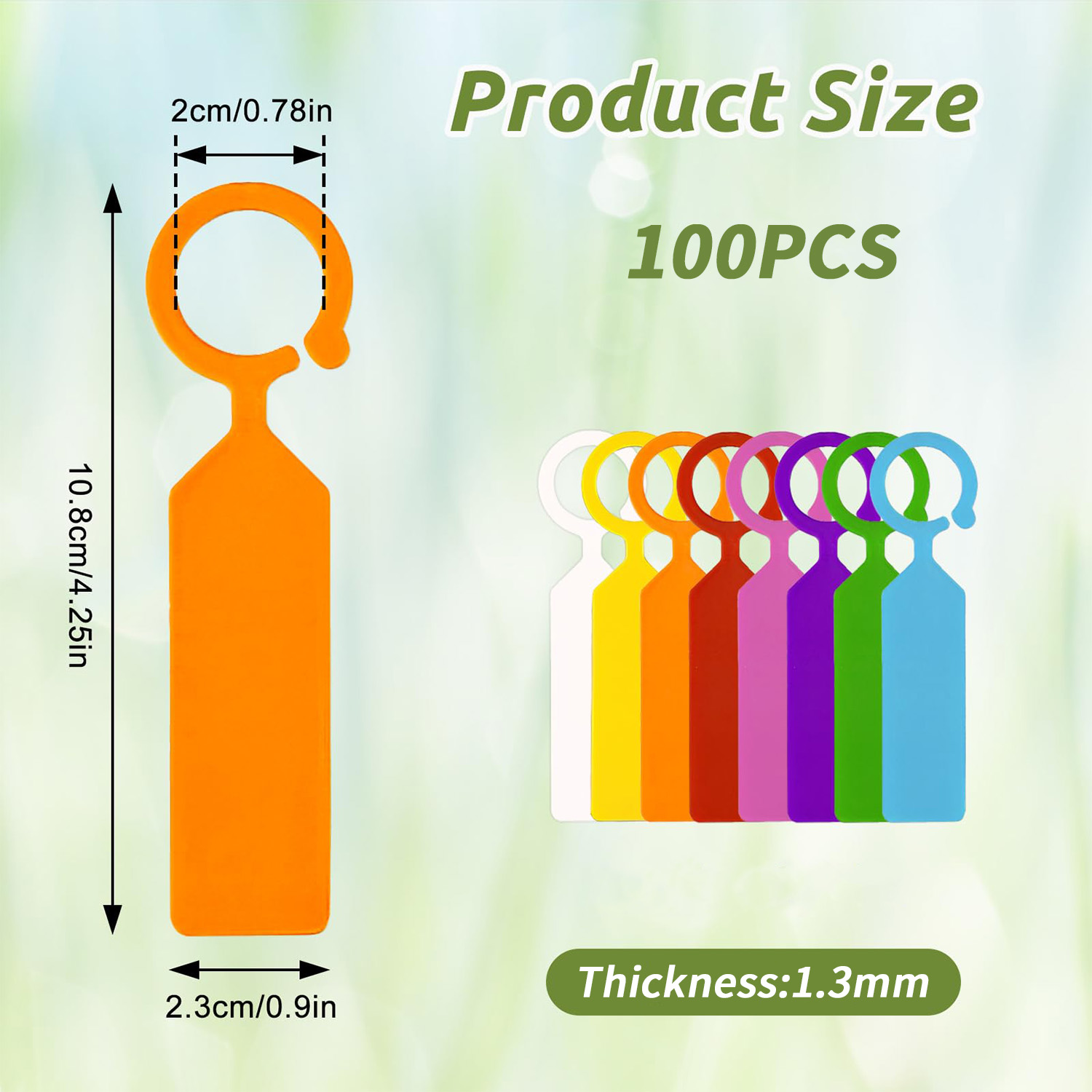 100 Pezzi 10.7x2.3CM Etichette - Plant Label Tags recensione e prezzo