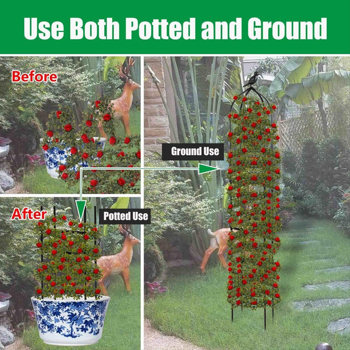 AT16 Obelisco per Piante Rampi - Gardening Tools B&M recensione e prezzo